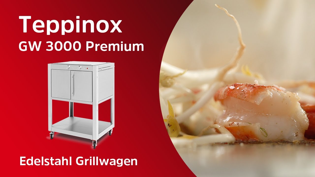 Teppinox GW3000 Premium | Alle Funktionen des Edelstahl-Grillwagens kompakt im Überblick | Techinox